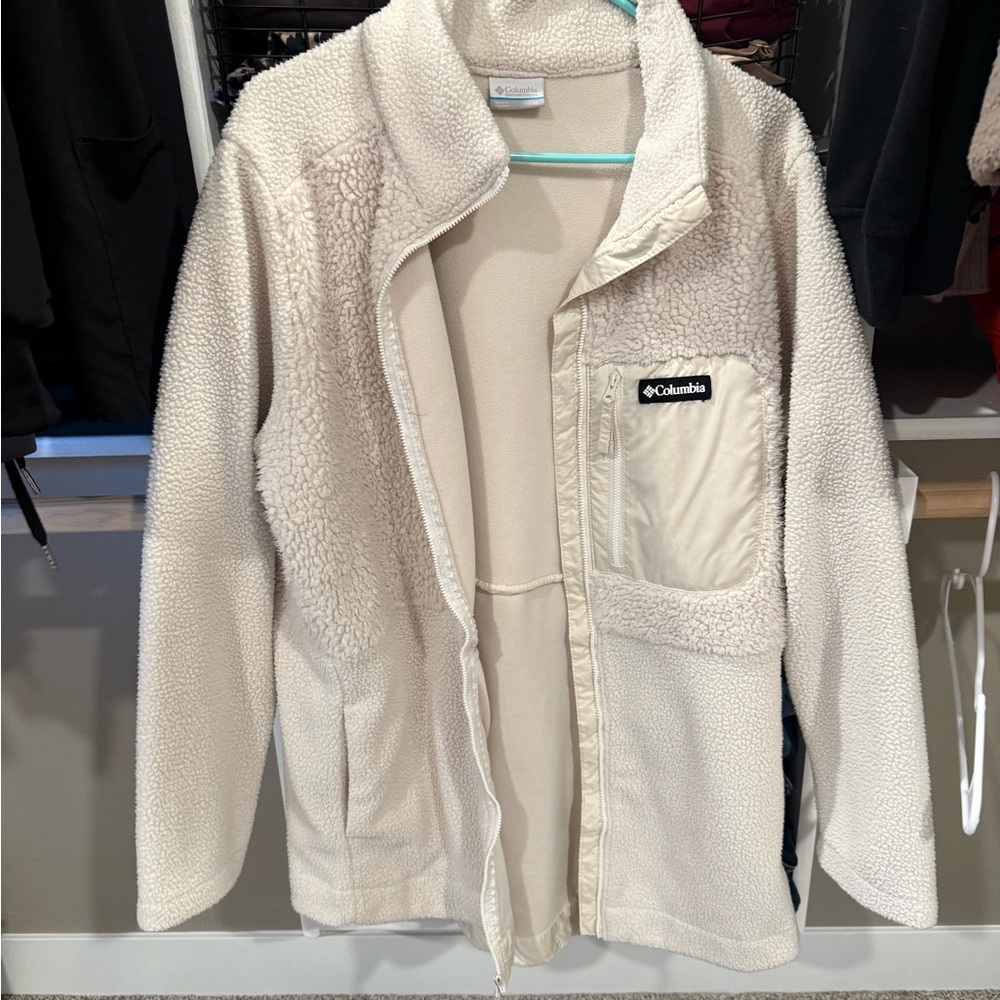 Columbia Off-White Sherpa Jacket